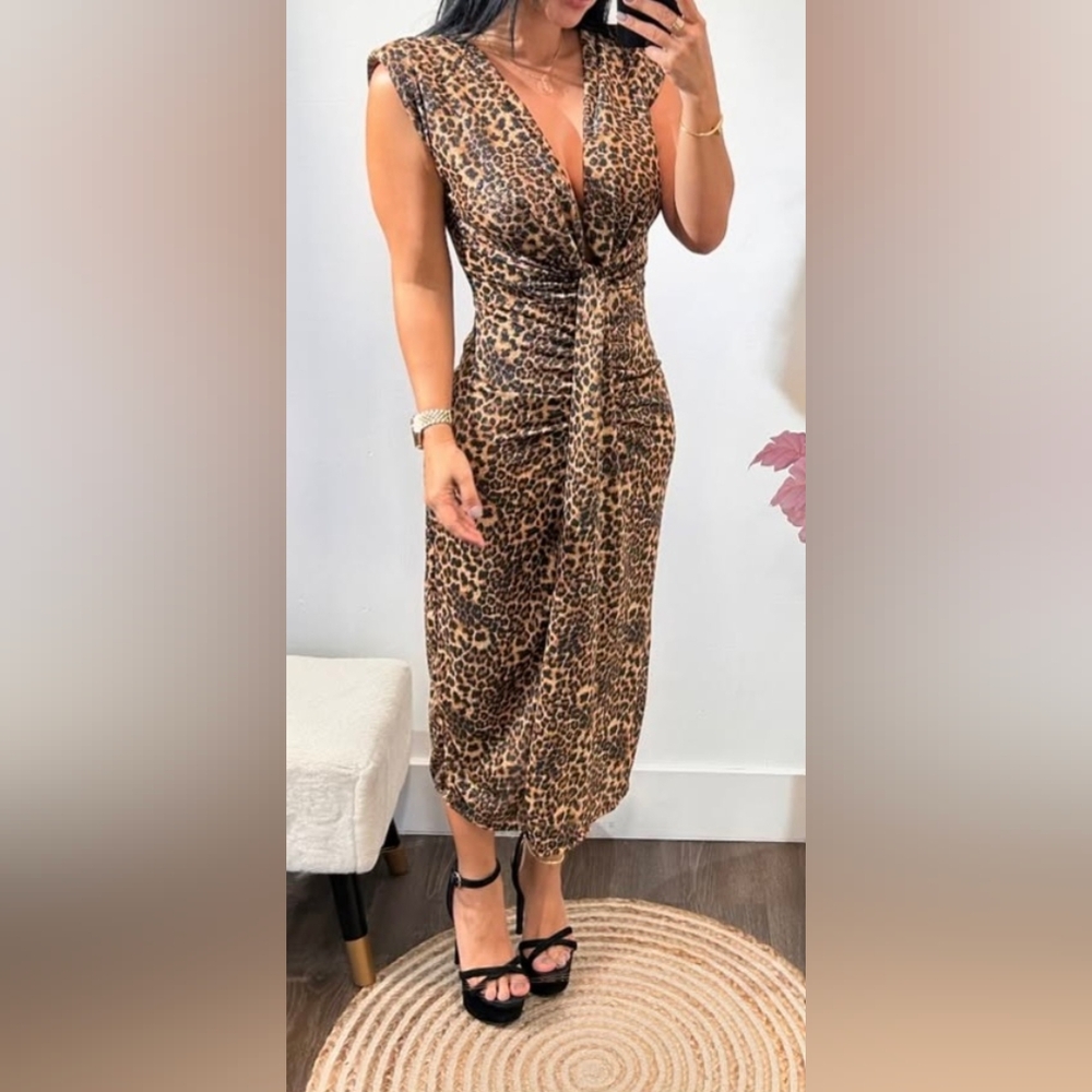 Leopard Print Women's Dress